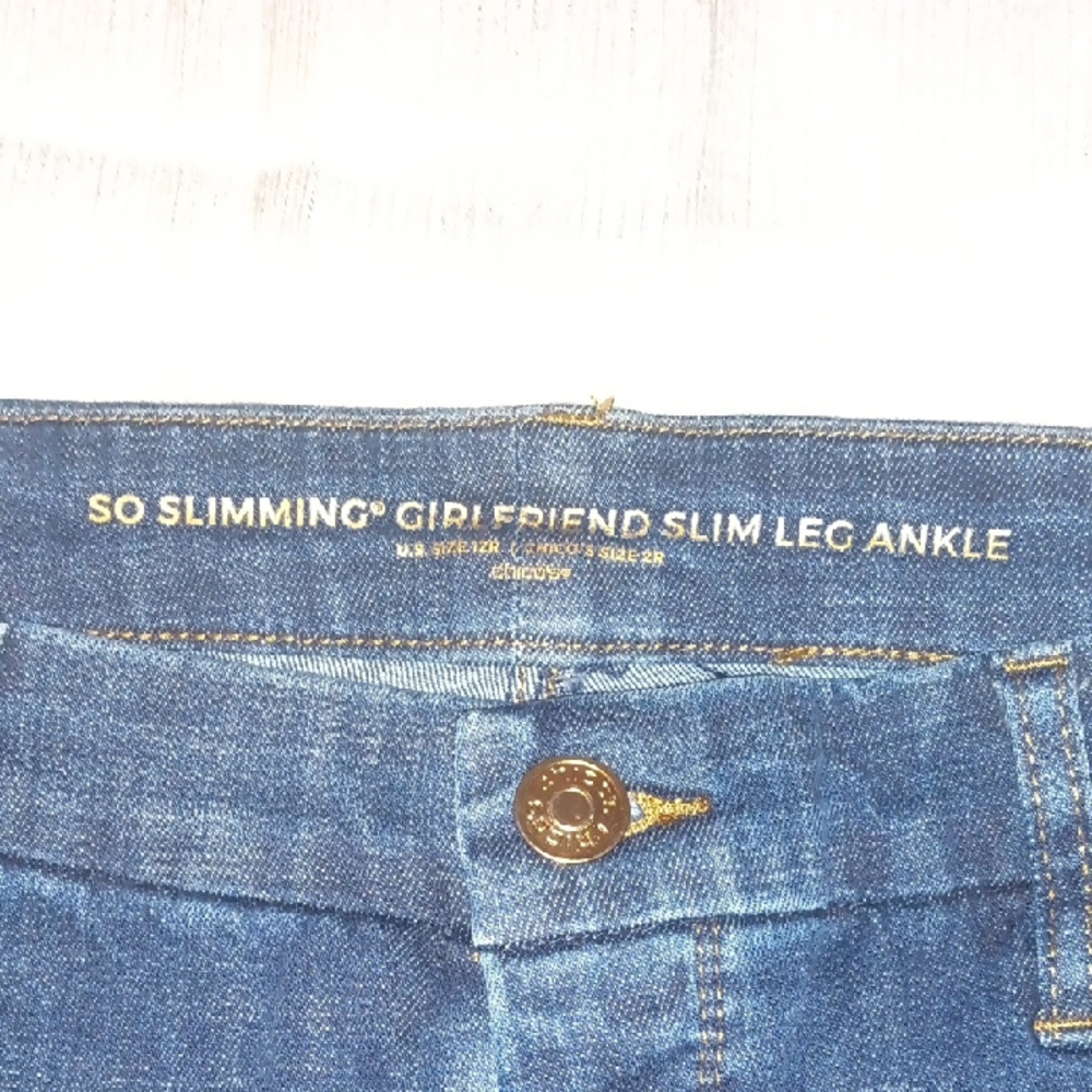 So Slimming Girlfriend Slim Leg Ankle Jeans